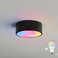 BRILAGI - LED RGBW himmennettävä kattovalaisin CLARE 1xE27/12W/230V 2700-6500K halkaisija 20 cm musta