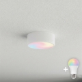 BRILAGI - LED RGBW himmennettävä kattovalaisin CLARE 1xE27/12W/230V 2700-6500K halkaisija 20 cm valkoinen