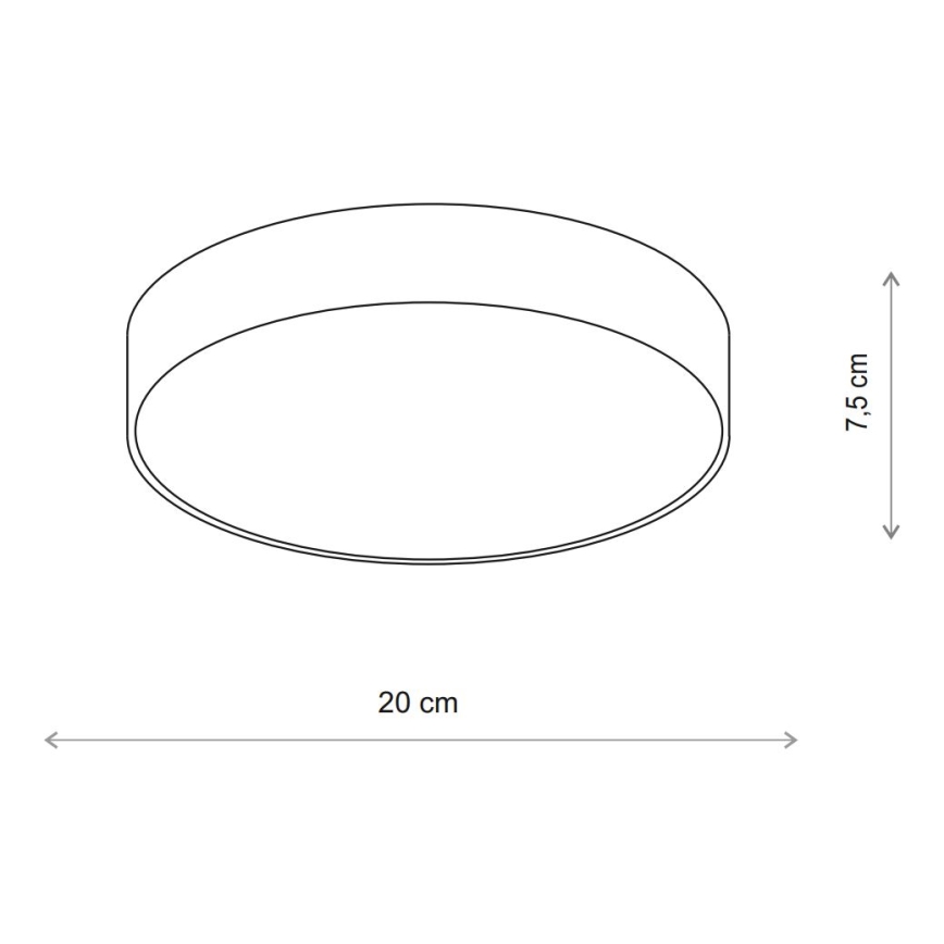 Brilagi - LED RGBW himmennettävä kattovalaisin CLARE 1xE27/9W/230V 2700-6500K halkaisija 20 cm Wi-Fi beige