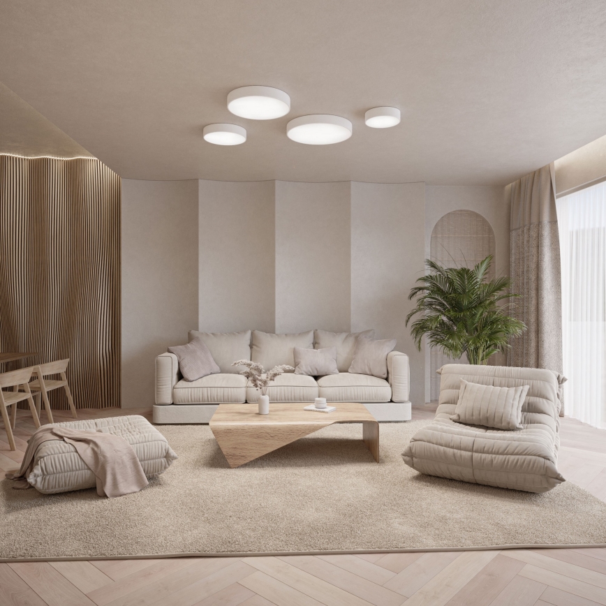 Brilagi - LED RGBW himmennettävä kattovalaisin CLARE 3xE27/9W/230V 2700-6500K halkaisija 40 cm Wi-Fi valkoinen