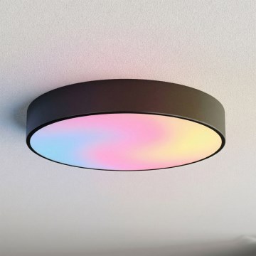 Brilagi - LED RGBW himmennettävä kattovalaisin CLARE 4xE27/9W/230V 2700-6500K Ø 50 cm Wi-Fi musta