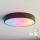 Brilagi - LED RGBW himmennettävä kattovalaisin CLARE 4xE27/9W/230V 2700-6500K Ø 50 cm Wi-Fi musta