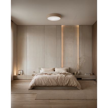 Brilagi - LED RGBW himmennettävä kattovalaisin CLARE 4xE27/9W/230V 2700-6500K halkaisija 50 cm Wi-Fi beige