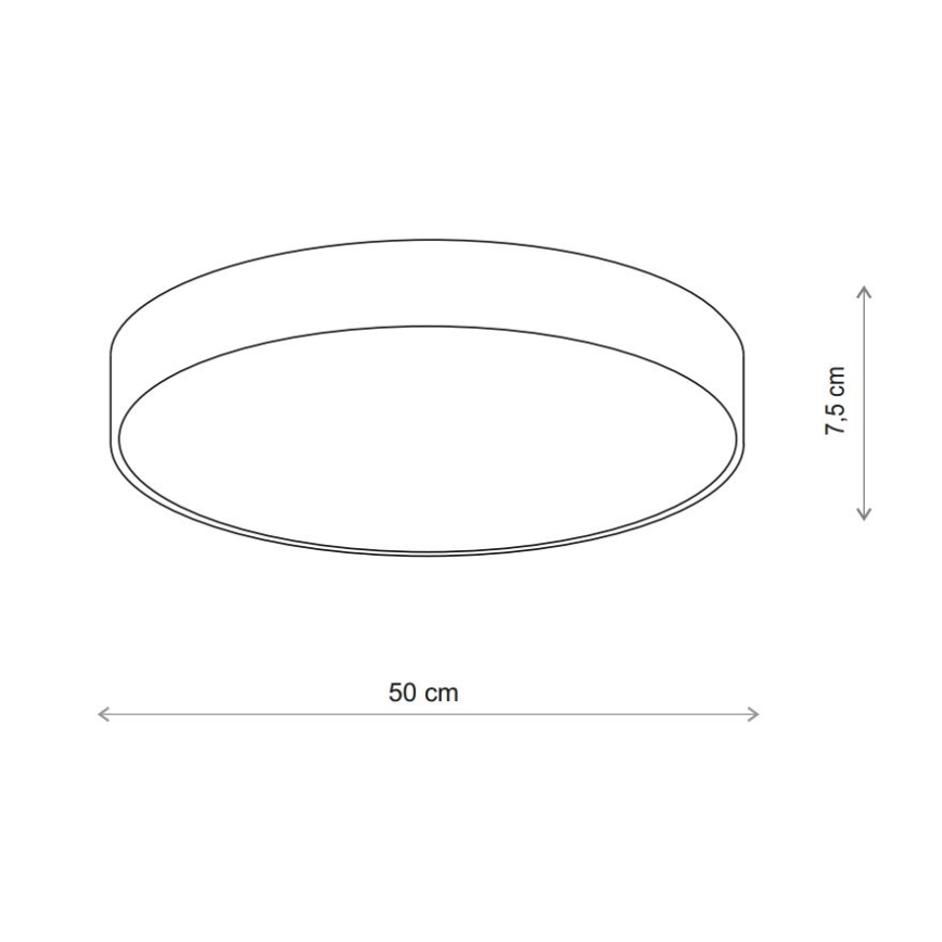 Brilagi - LED RGBW himmennettävä kattovalaisin CLARE 4xE27/9W/230V 2700-6500K halkaisija 50 cm Wi-Fi beige