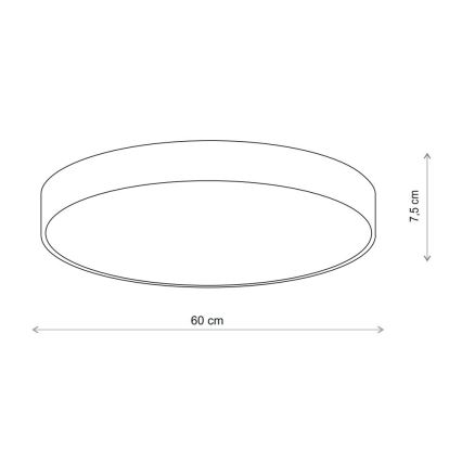 Brilagi - CLARE himmennettävä LED RGBW-kattovalaisin 5xE27/9W/230V 2700-6500K halkaisija 60 cm Wi-Fi beige