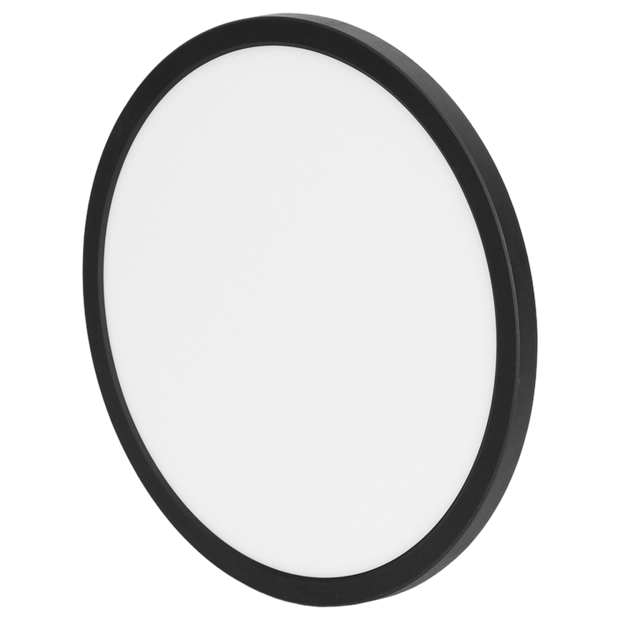 Brilagi - LED RGBW Himennettävä kattovalaisin VIBE LED/24W/230V 3000-6500K halkaisija 29 cm musta + kaukosäädin