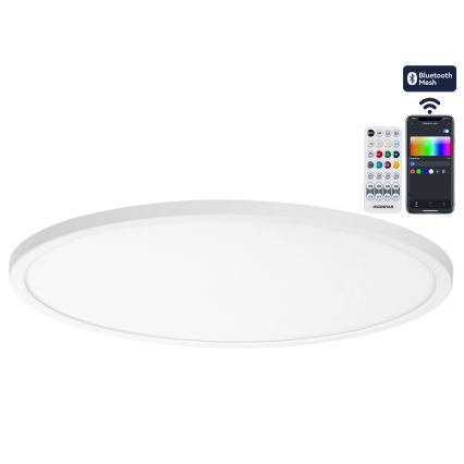 Brilagi - LED RGBW himmennettävä kattovalaisin VIBE LED/36W/230V 3000–6500K Ø 40 cm valkoinen + kaukosäädin