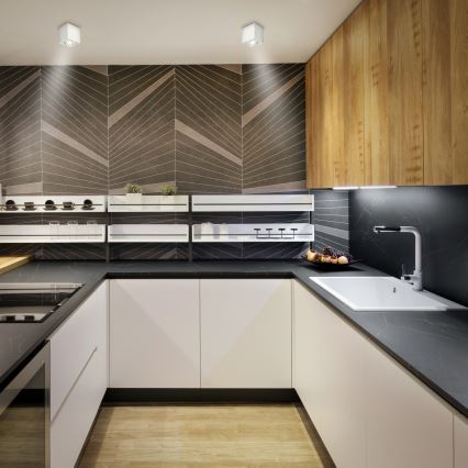 Brilagi - LED RGBW himmennettävä kohdevalaisin MIA 1xGU10/30W/230V 2700-6500K Wi-Fi 84x80 mm valkoinen