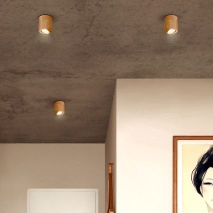 Brilagi - LED RGBW himmennettävä kohdevalaisin MIA 1xGU10/4,8W/230V 3000K 84x80 mm ruskea + kaukosäädin