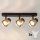 Brilagi - LED RGBW himmennettävä kohdevalaisin NUGGET 3xGU10/4,8W/230V musta/kulta
