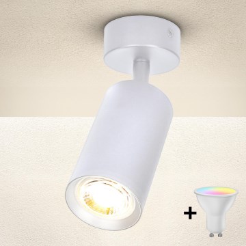 Brilagi - LED RGBW himmennettävä kohdevalaisin SELE 1xGU10/6,5W/230V 2700-6500K valkoinen