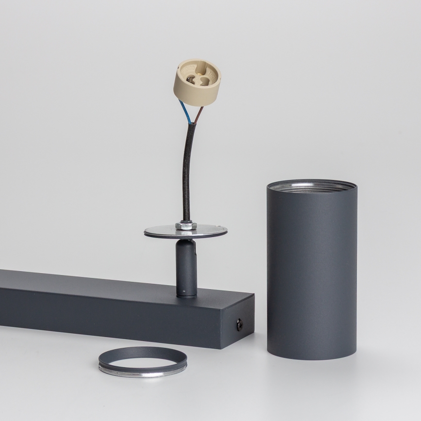 Brilagi - himmennettävä LED RGBW-kohdevalaisin SELE 2xGU10/6W/230V 3000K antrasiitti + kaukosäädin