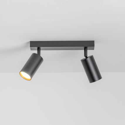 Brilagi - LED RGBW himmennettävä SELE-kohdevalaisin 2xGU10/6W/230V 3000K musta/kulta + kaukosäädin