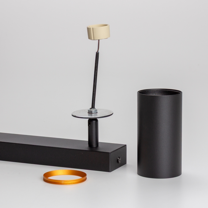 Brilagi - LED RGBW himmennettävä SELE-kohdevalaisin 2xGU10/6W/230V 3000K musta/kulta + kaukosäädin