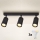 Brilagi - LED RGBW himmennettävä kohdevalaisin SELE 3xGU10/4,8W/230V 3000K musta + kaukosäädin