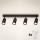 Brilagi - LED RGBW himmennettävä kohdevalaisin SELE 4xGU10/4,8W/230V 3000K musta + kaukosäädin