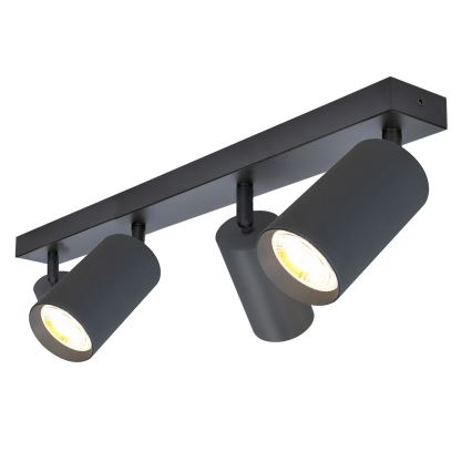Brilagi - LED RGBW himmennettävä kohdevalaisin SELE 4xGU10/4,8W/230V 3000K antrasiitti + kaukosäädin