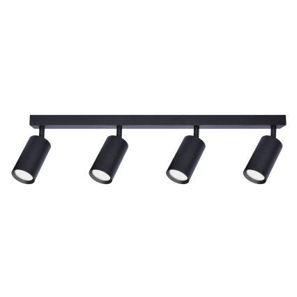 Brilagi - LED RGBW himmennettävä kohdevalaisin SELE 4xGU10/4,8W/230V 3000K musta + kaukosäädin