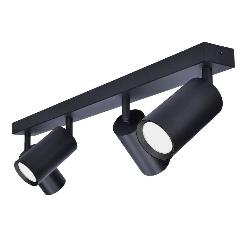 Brilagi - LED RGBW himmennettävä kohdevalaisin SELE 4xGU10/4,8W/230V 3000K musta + kaukosäädin