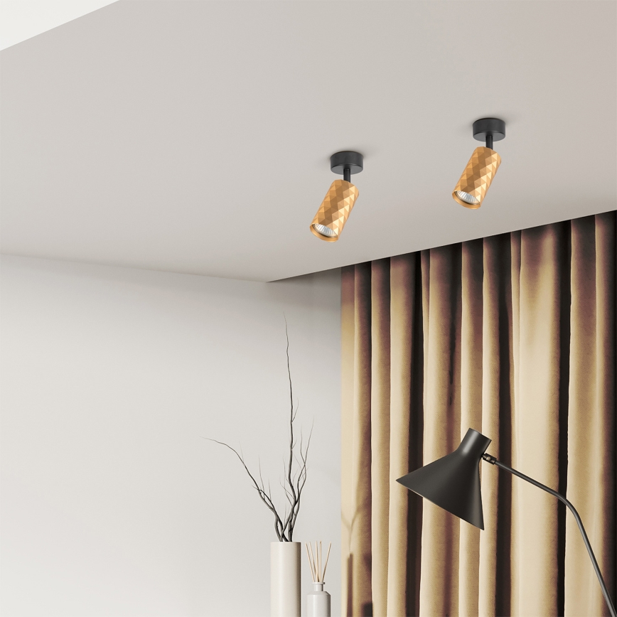 Brilagi - LED RGBW himmennettävä kohdevalaisin SELE DIAMANT 1xGU10/6W/230V, kullanvärinen + kaukosäädin