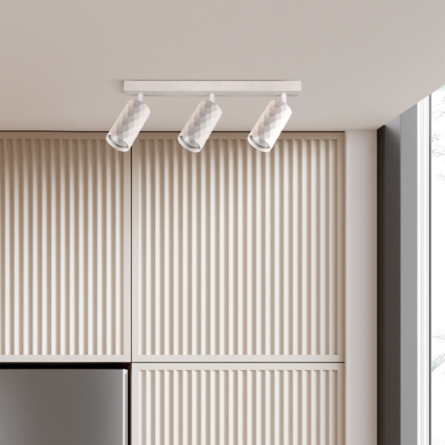 Brilagi - LED RGBW himmennettävä kohdevalaisin SELE DIAMANT 3xGU10/4,8W/230V 3000K valkoinen + kaukosäädin