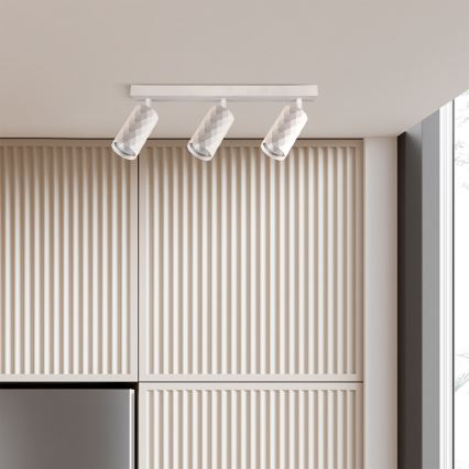 Brilagi - LED RGBW himmennettävä kohdevalaisin SELE DIAMANT 3xGU10/6W/230V 3000K valkoinen + kaukosäädin