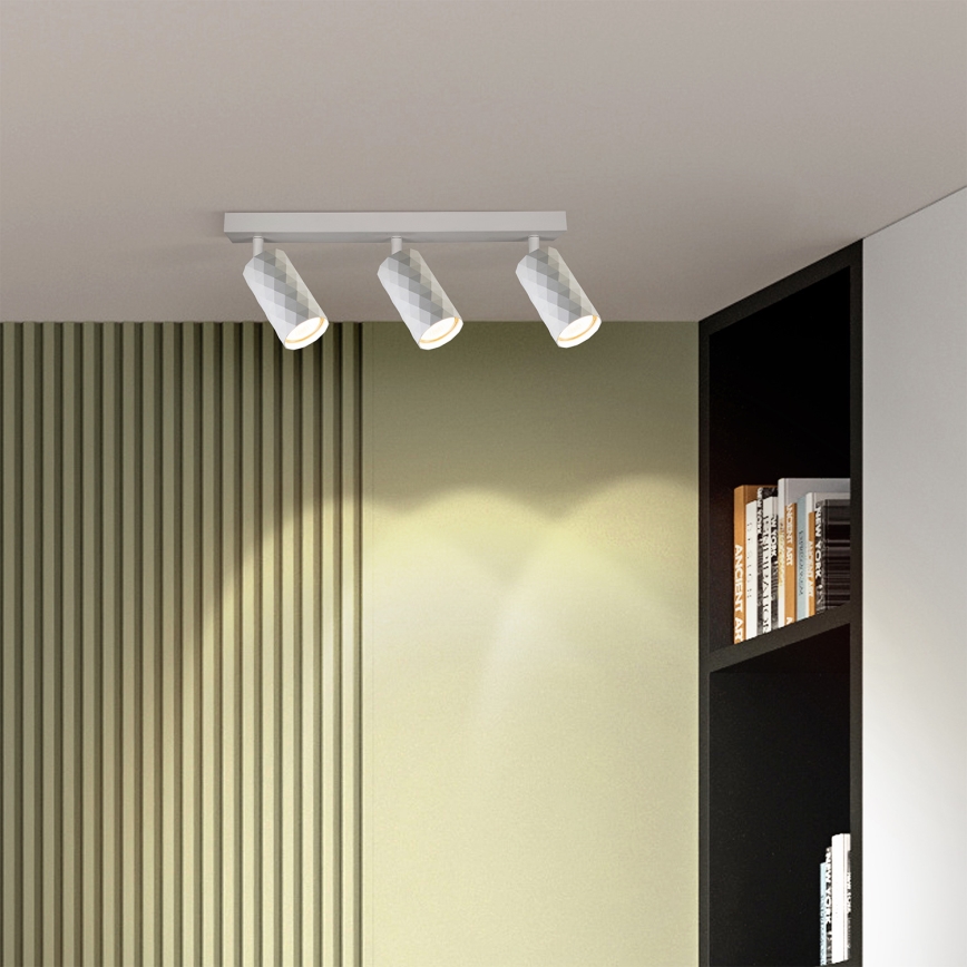 Brilagi - LED RGBW himmennettävä kohdevalaisin SELE DIAMANT 3xGU10/6W/230V 3000K valkoinen + kaukosäädin