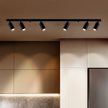 Brilagi - LED RGBW himmennettävä kohdevalaisin SELE DIAMANT 6xGU10/6,5W/230V 2700-6500K Wi-Fi musta