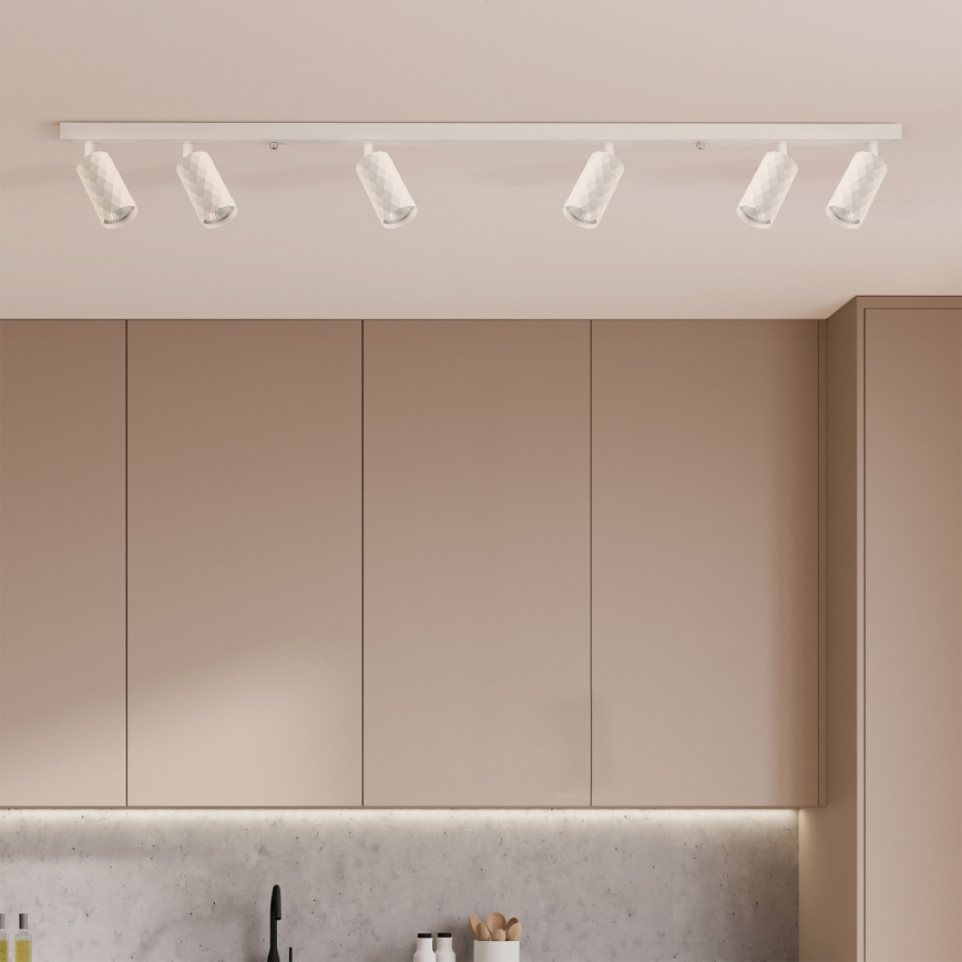 Brilagi - LED RGBW Himennettävä kohdevalaisin SELE DIAMANT 6xGU10/6,5W/230V 2700-6500K Wi-Fi valkoinen