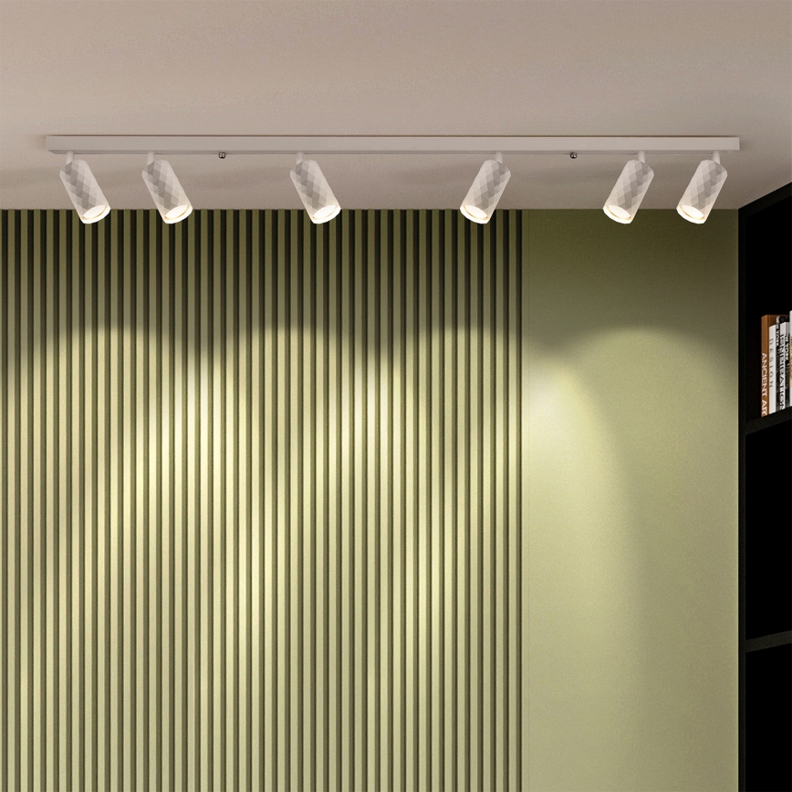 Brilagi - LED RGBW Himennettävä kohdevalaisin SELE DIAMANT 6xGU10/6,5W/230V 2700-6500K Wi-Fi valkoinen