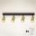 Brilagi - LED RGBW himmennettävä kohdevalaisin SELE GOLDEN 4xGU10/4,8W/230V 3000K musta/kulta + kaukosäädin