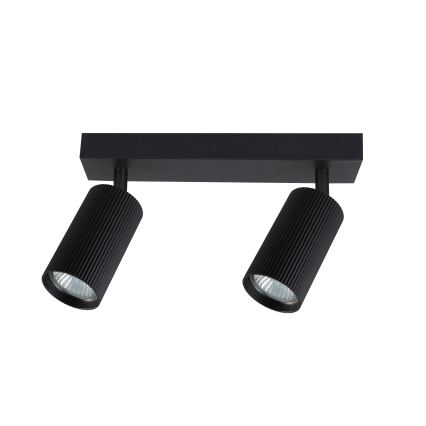 Brilagi - LED RGBW Himmennettävä spottivalaisin SELE MODERN 2xGU10/4,8W/230V 3000K musta + kaukosäädin