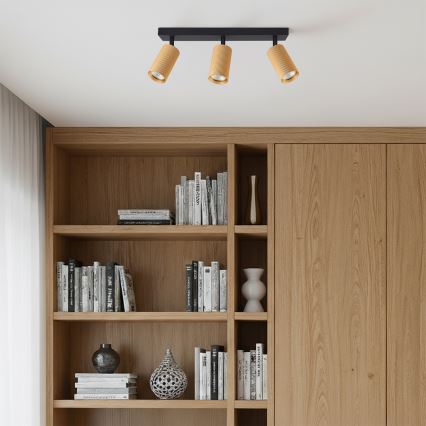 Brilagi - LED RGBW himmennettävä kohdevalaisin SELE MODERN 3xGU10/4,8W/230V 3000K, kultainen + kaukosäädin