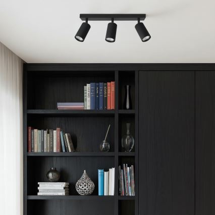 Brilagi - LED RGBW himmennettävä kattospotti SELE MODERN 3xGU10/4,8W/230V 3000K musta + kaukosäädin