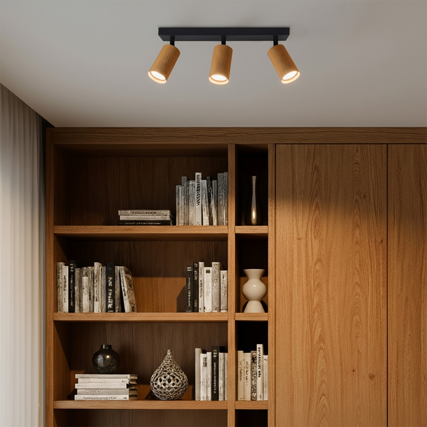 Brilagi - LED RGBW himmennettävä kohdevalaisin SELE MODERN 3xGU10/6W/230V 3000K, kultainen + kaukosäädin