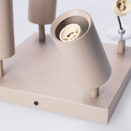 BRILAGI - LED RGBW himmennettävä kohdevalaisin SELE SQUARE 4xGU10/6,5W/230V 2700-6500K beige
