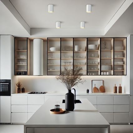 Brilagi - LED RGBW himmennettävä kohdevalaisin TRINE 1xGU10/30W/230V 2700-6500K Wi-Fi valkoinen/kulta