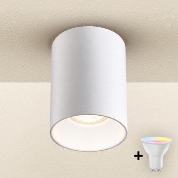 Brilagi - LED RGBW-himmennettävä kohdevalaisin TRINE 1xGU10/4,8W/230V 3000K valkoinen + kaukosäädin