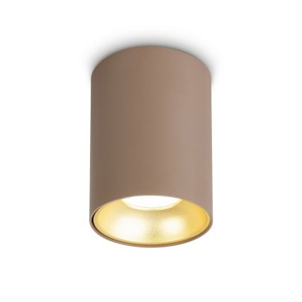 Brilagi - LED RGBW Himennettävä kohdevalaisin TRINE 1xGU10/4,8W/230V 3000K beige/kultainen + kaukosäädin
