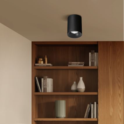 Brilagi - TRINE LED RGBW himmennettävä kohdevalaisin 1xGU10/4,8W/230V 3000K musta + kaukosäädin