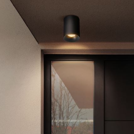Brilagi - TRINE LED RGBW himmennettävä kohdevalaisin 1xGU10/4,8W/230V 3000K musta + kaukosäädin