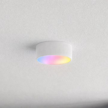 Brilagi - LED RGBW himmennettävä kylpyhuoneen kattovalaisin CLARE 1xE27/9W/230V 2700-6500K halkaisija 20 cm IP54 Wi-Fi valkoinen