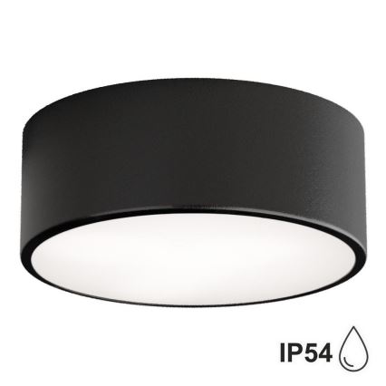 Brilagi - LED RGBW himmennettävä kylpyhuoneen kattovalaisin CLARE 1xE27/9W/230V 2700–6500K, halkaisija 20 cm, IP54, Wi-Fi, musta