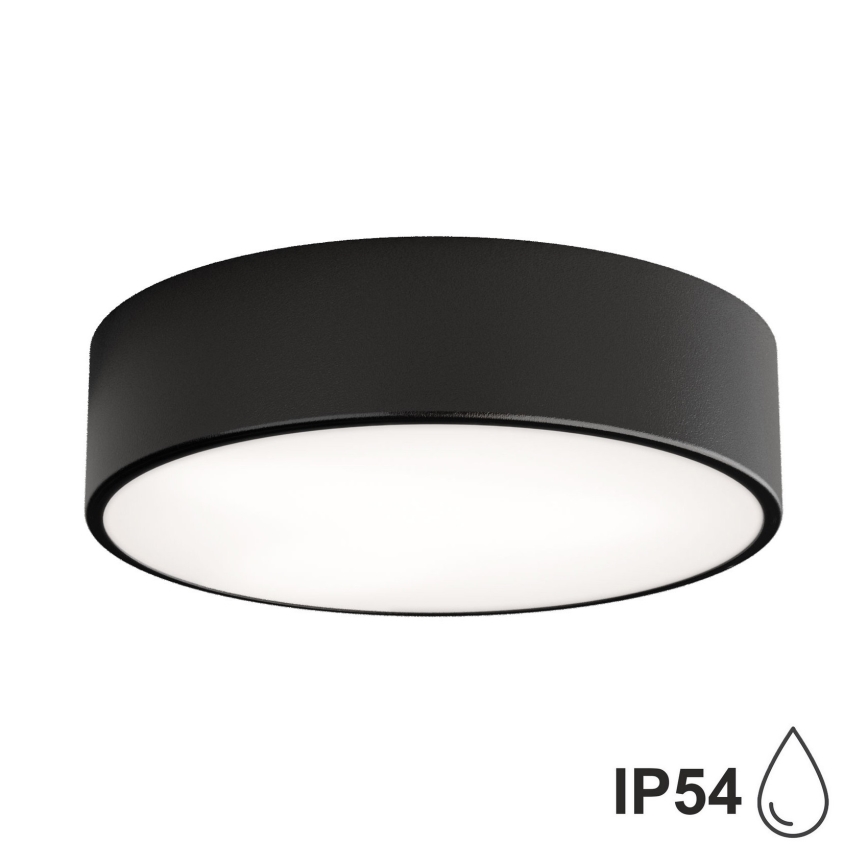 Brilagi - LED RGBW himmennettävä kylpyhuoneen kattovalaisin CLARE 2xE27/9W/230V 2700-6500K Ø 30 cm IP54 Wi-Fi musta