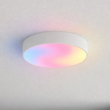 Brilagi - LED RGBW himmennettävä kylpyhuoneen kattovalaisin CLARE 3xE27/9W/230V 2700–6500K halkaisija 40 cm IP54 Wi-Fi valkoinen