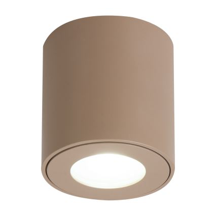 Brilagi - LED RGBW himmennettävä kylpyhuonevalaisin MIA 1xGU10/4,8W/230V 3000K 84x80 mm beige IP54 + kaukosäädin