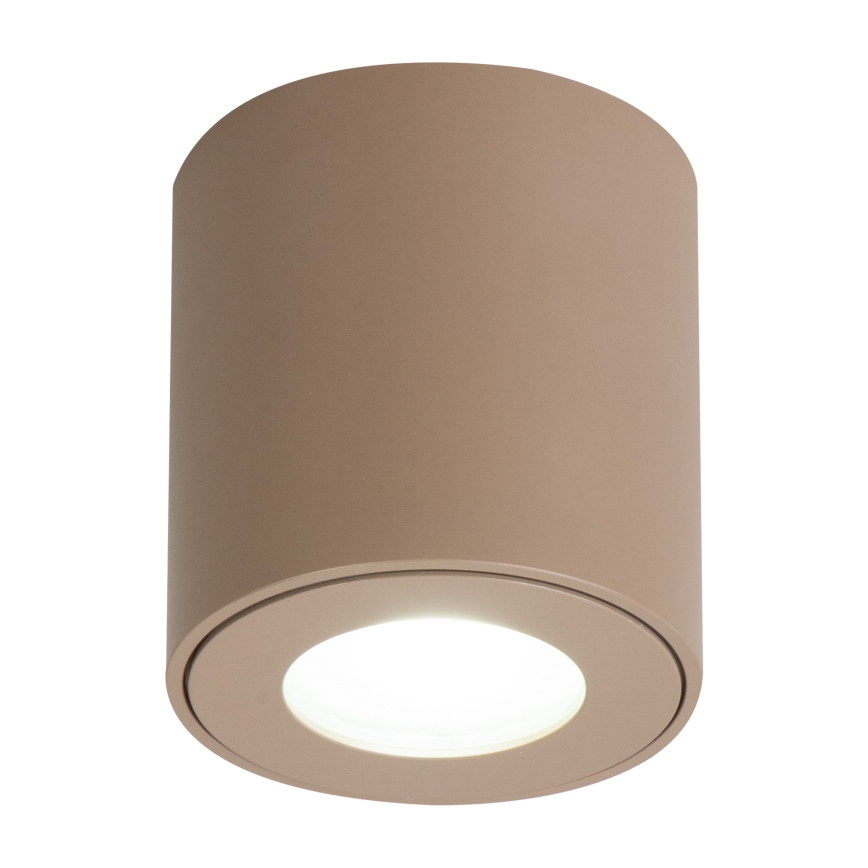 Brilagi - LED RGBW himmennettävä kylpyhuonevalaisin MIA 1xGU10/4,8W/230V 3000K 84x80 mm beige IP54 + kaukosäädin