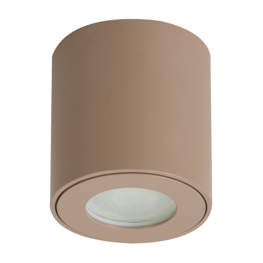 Brilagi - LED RGBW himmennettävä kylpyhuonevalaisin MIA 1xGU10/4,8W/230V 3000K 84x80 mm beige IP54 + kaukosäädin