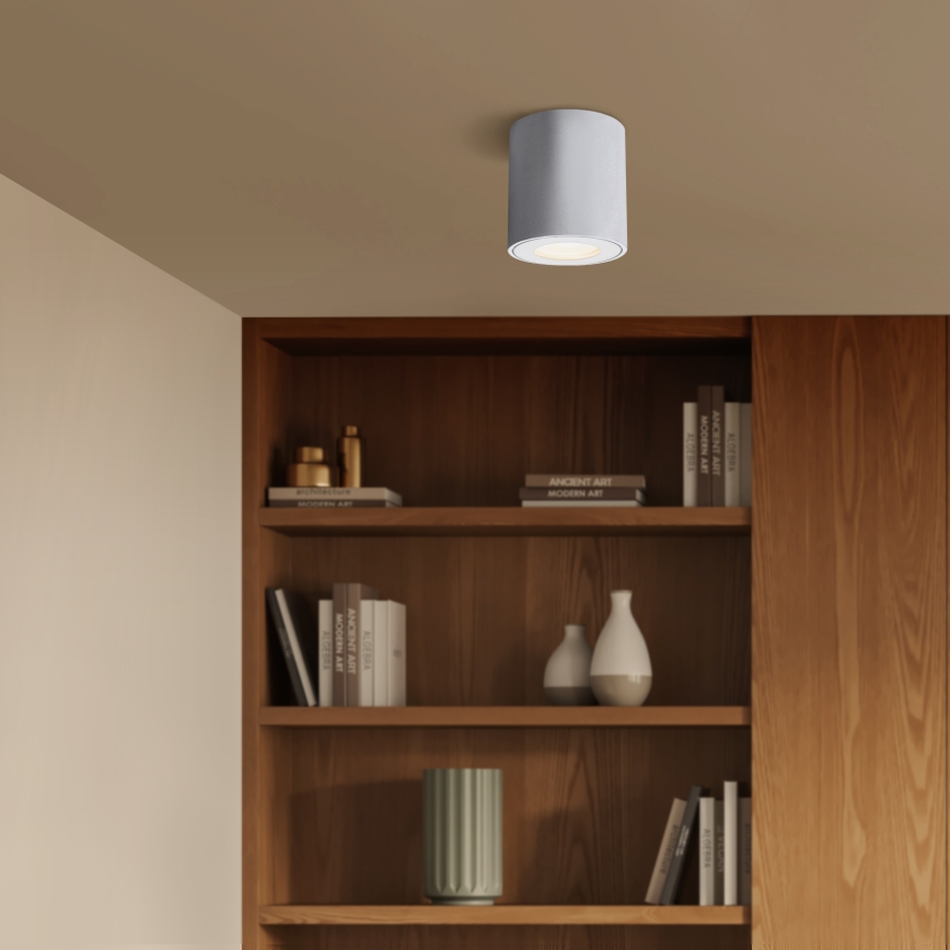 Brilagi - LED RGBW himmennettävä kylpyhuonevalaisin MIA 1xGU10/4,8W/230V 3000K 84x80 mm valkoinen IP54 + kaukosäädin