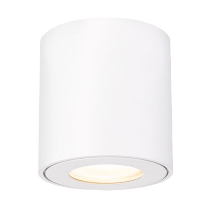 Brilagi - LED RGBW himmennettävä kylpyhuonevalaisin MIA 1xGU10/4,8W/230V 3000K 84x80 mm valkoinen IP54 + kaukosäädin
